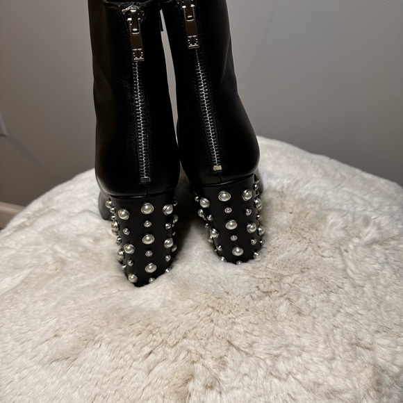 Ivanka Trump pearl studded leather bootie - Picture 11 of 11